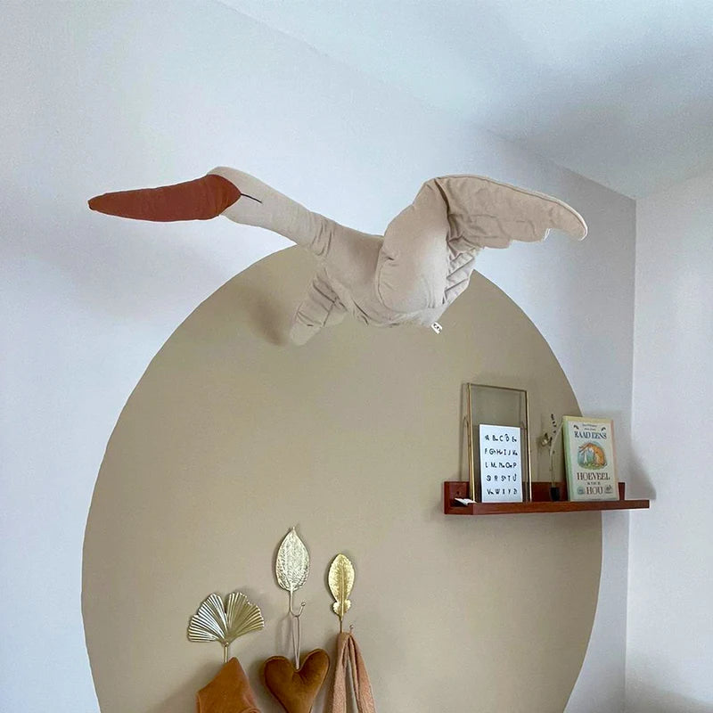 Décoration suspendue cygne pour chambre d'enfants