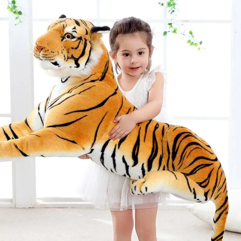 Peluche tigre réaliste XXL douce