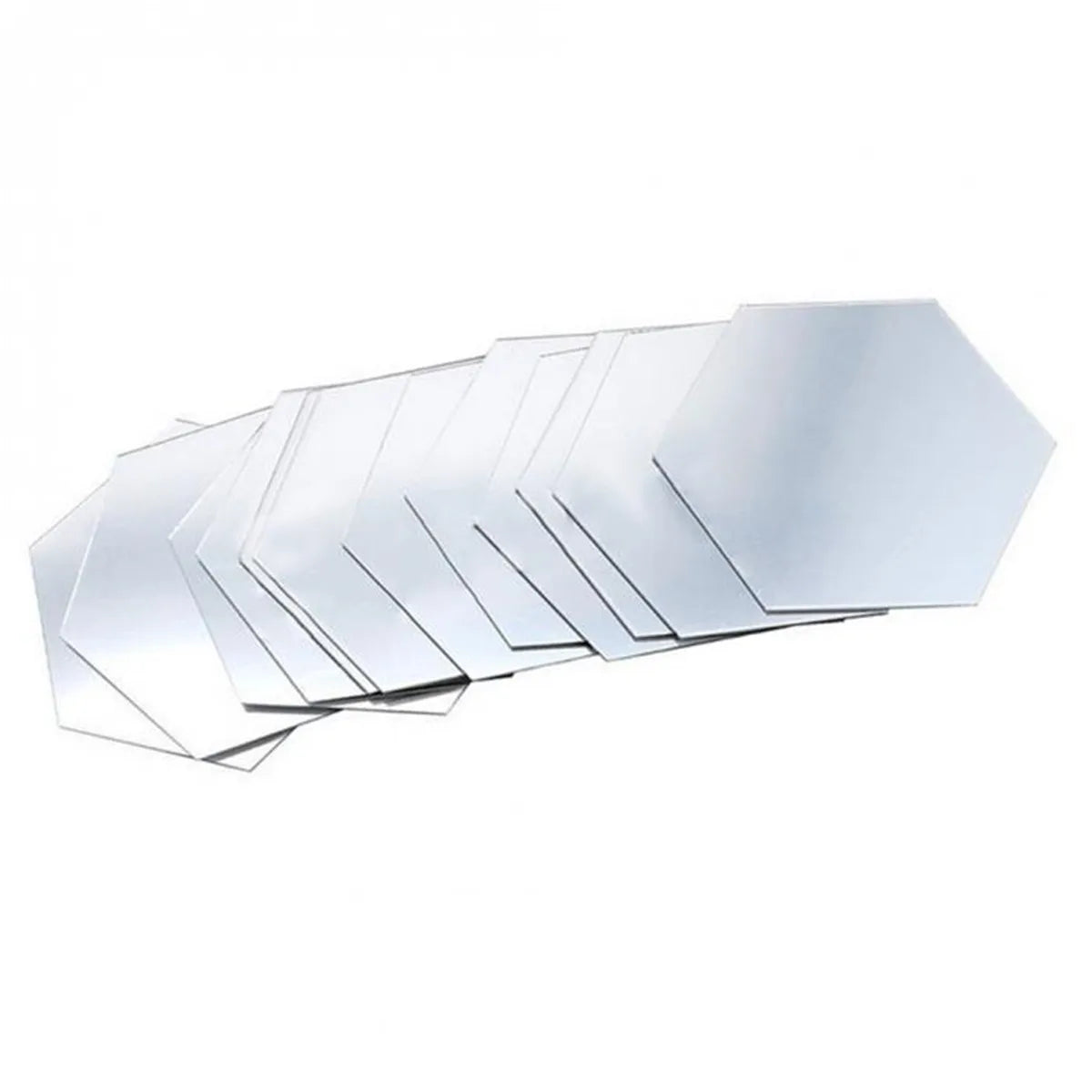 Miroirs autocollants hexagone