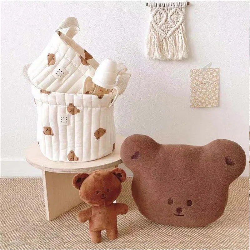 Panière de rangement avec petits motifs pour enfants