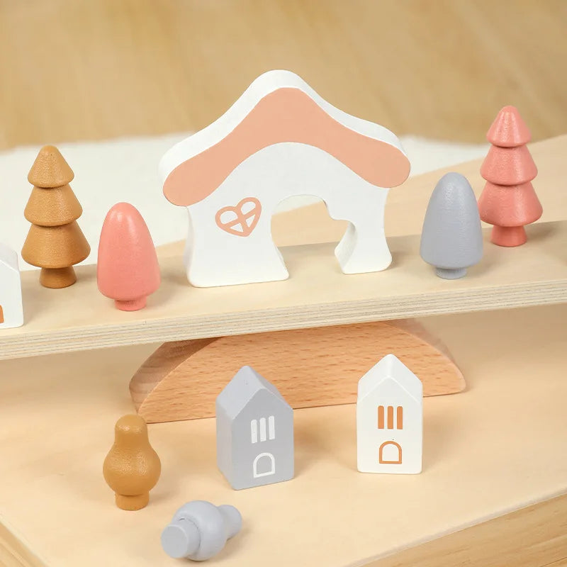 Décoration forestière en bois pour chambre d'enfants