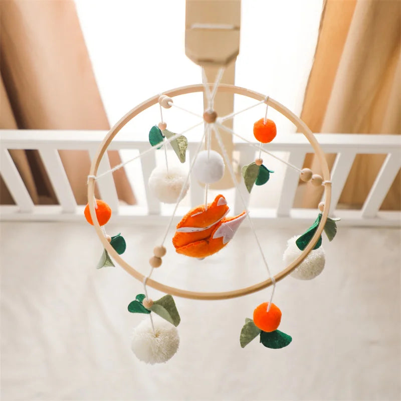 Mobile de lit nature renard pour enfants