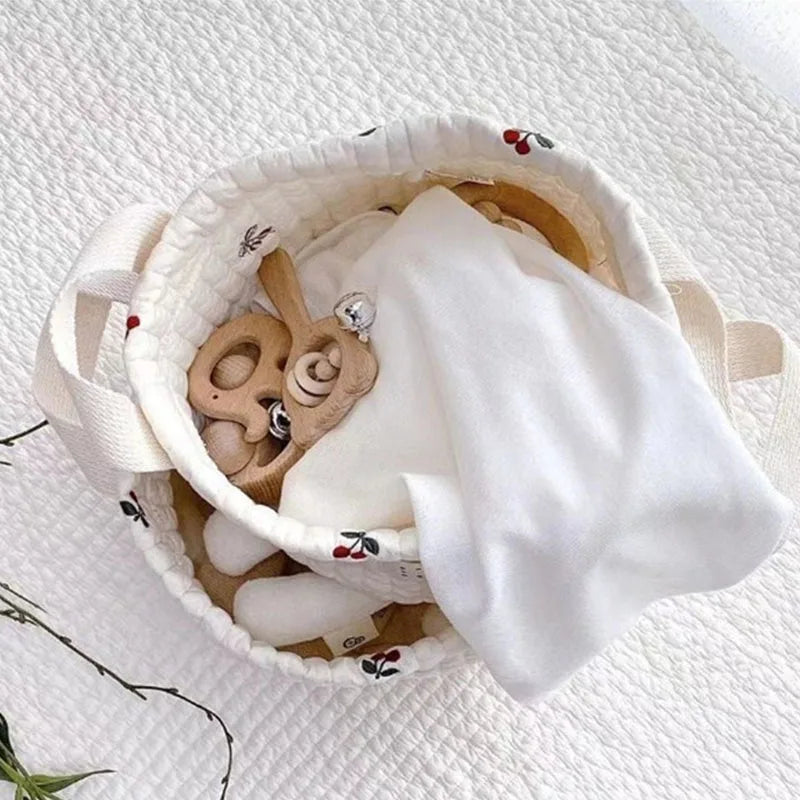 Panière de rangement avec petits motifs pour enfants