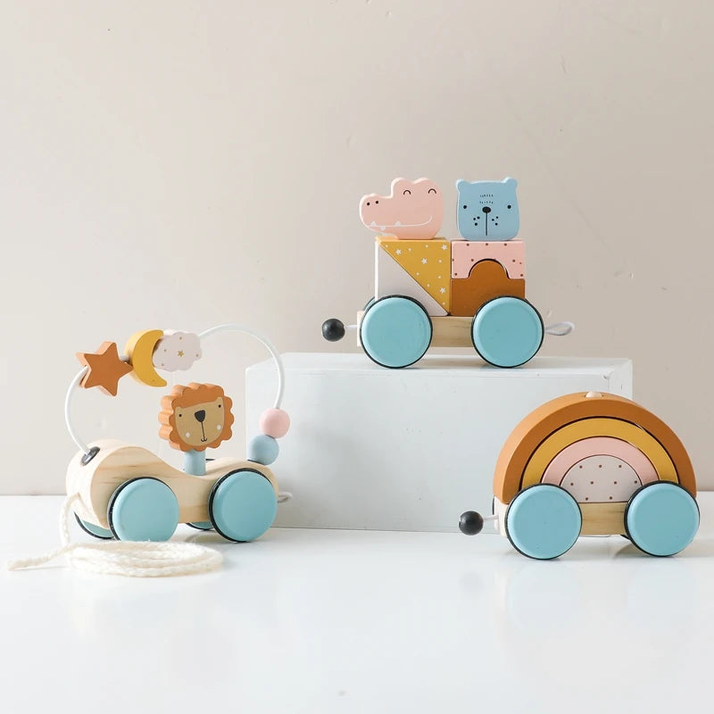 Jouets Montessori à roulette, éducatifs et décoratifs