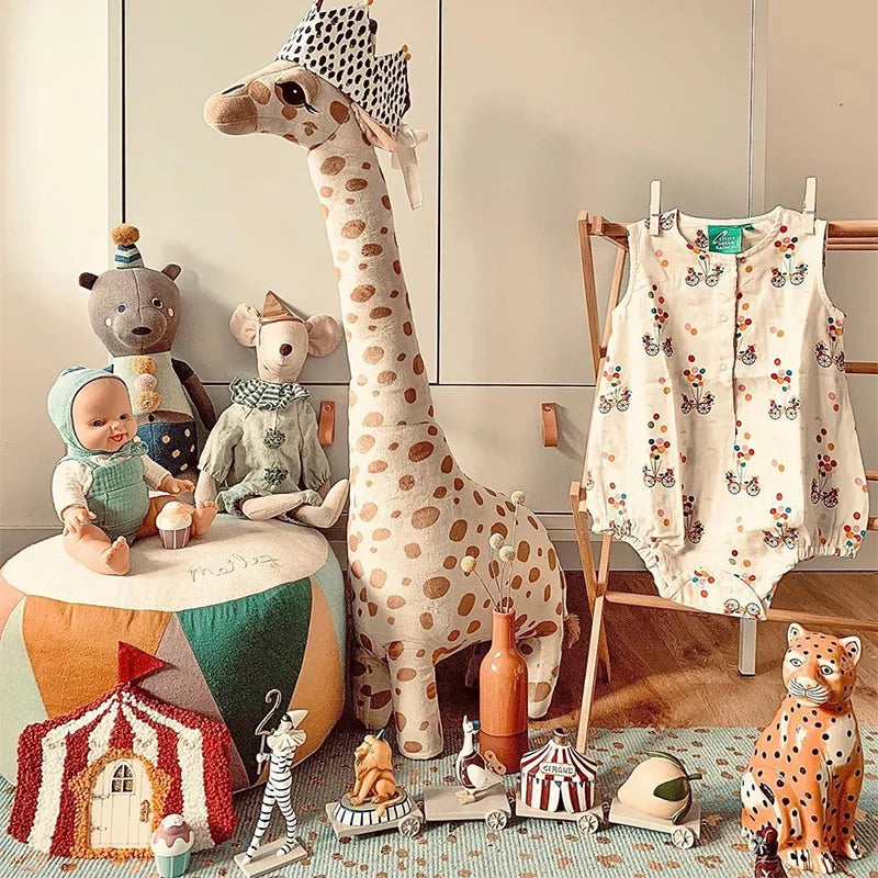 Peluche girafe XXL douce