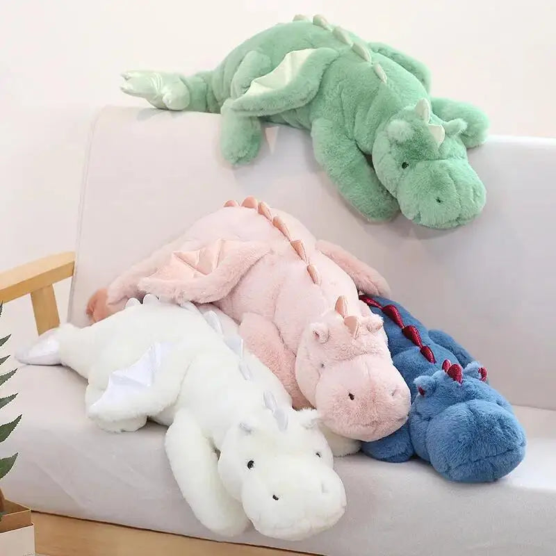 Peluche dragon XXL tout doux pour enfants