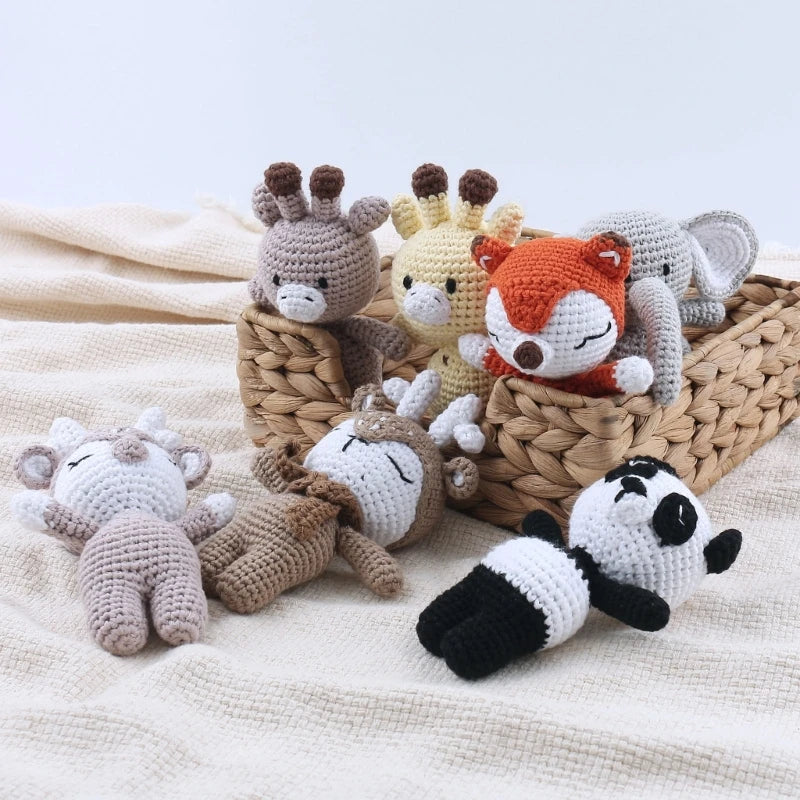 Peluche animaux en crochet doux