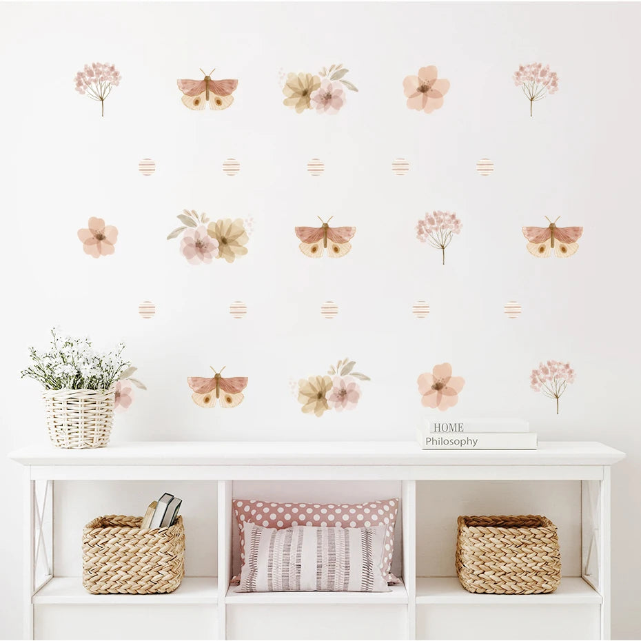 Autocollants papillons pour chambre enfant