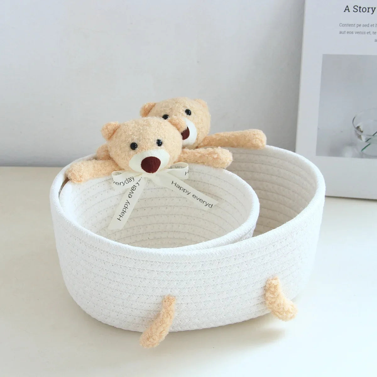 Panière animaux pour chambre d'enfants