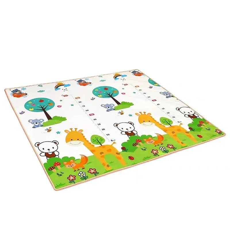 Tapis de jeux réversible girafe pour enfants