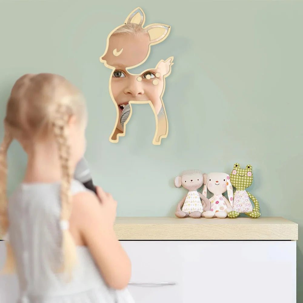 Miroir animaux pour chambre d'enfants